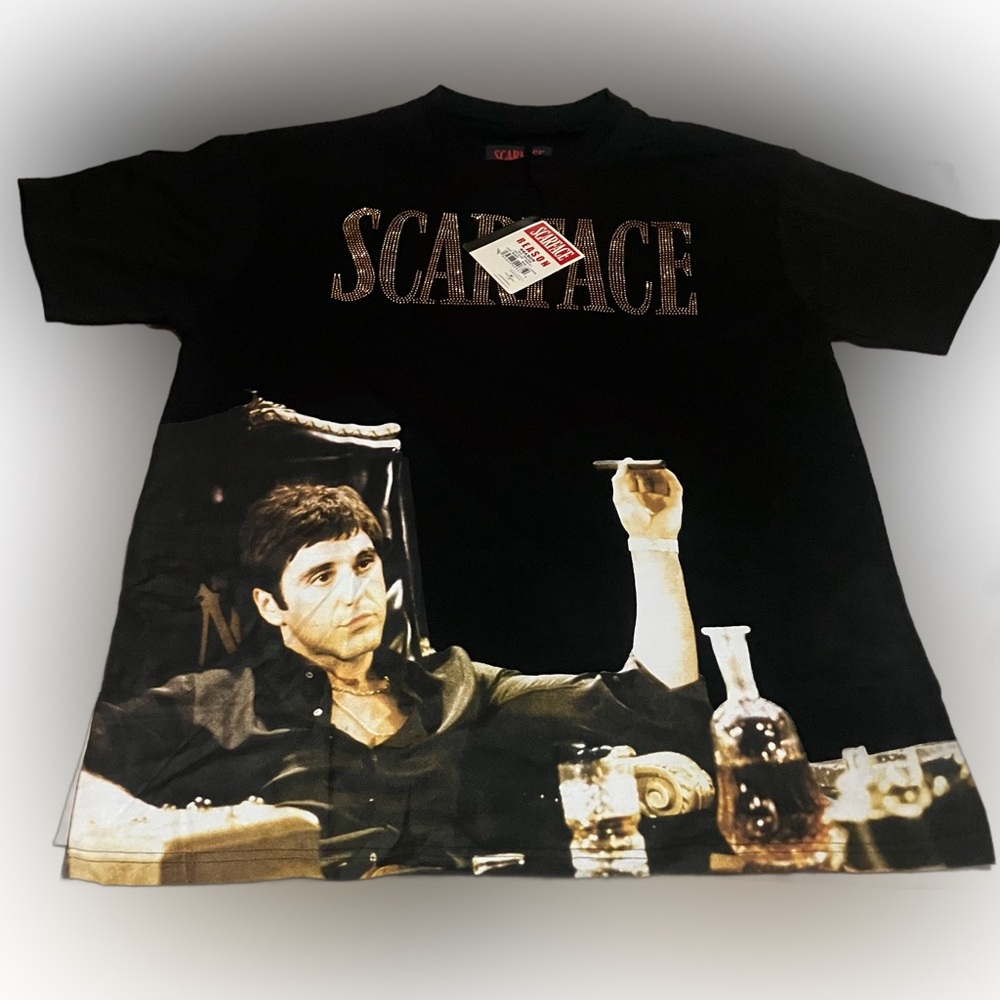 Mens Scarface graphic T-Shirt by Reasons Sz XL